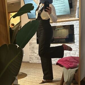 Hill Toppers Vintage Women's Black Ski Jumpsuit/ Bibs S